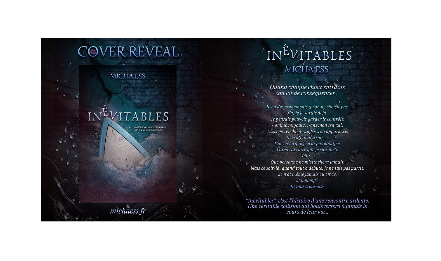 Cover Reveal d'INÉVITABLES