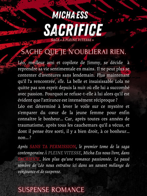 Sacrifice - Tome 2 de la saga à pleine vitesse - livre broché